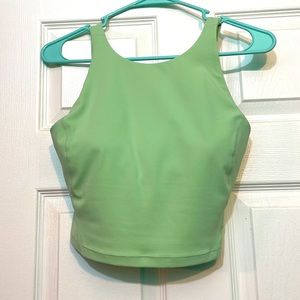 Lululemon high neck align tank in creamy mint size 6